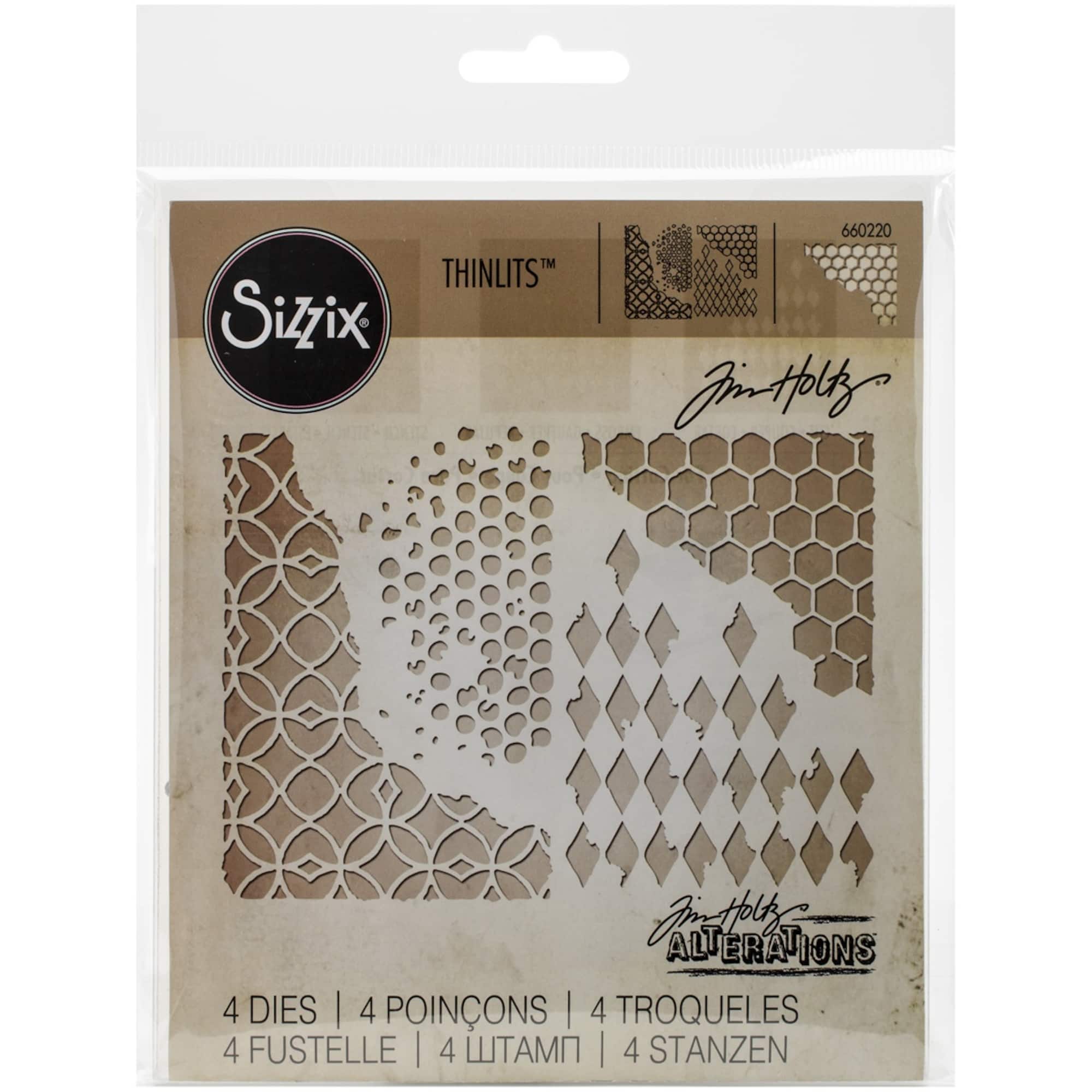 Sizzix® Thinlits™ Mixed Media Die Set by Tim Holtz®